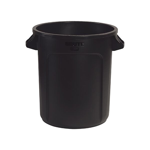 Rubbermaid Rubbermaid Brute Trash Can - 10 Gallon, Black BUY00540780 - main